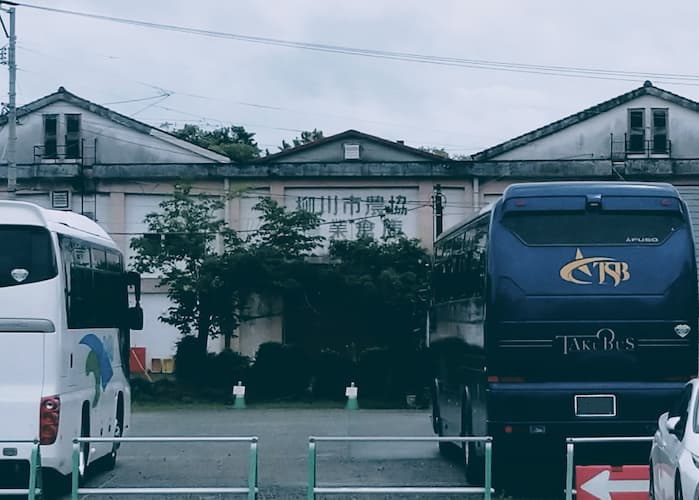 柳川市農協倉庫。