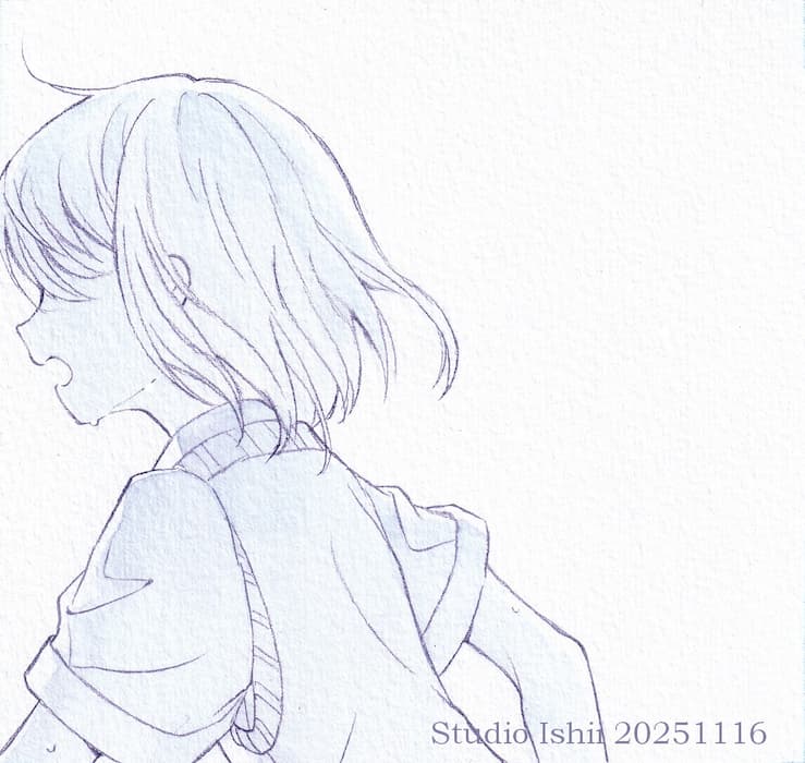 走っていく少女