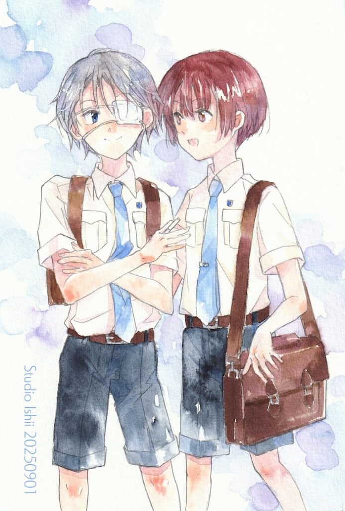 新学期の水蓮と銅貨